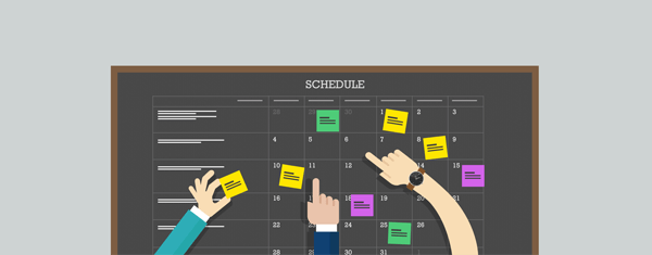 content marketing content manager calendrier